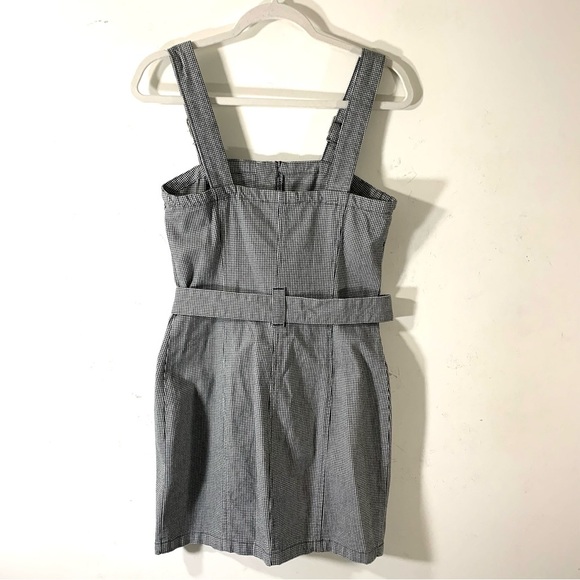 H&M houndstooth Suspender Dress black & White - Picture 5 of 11